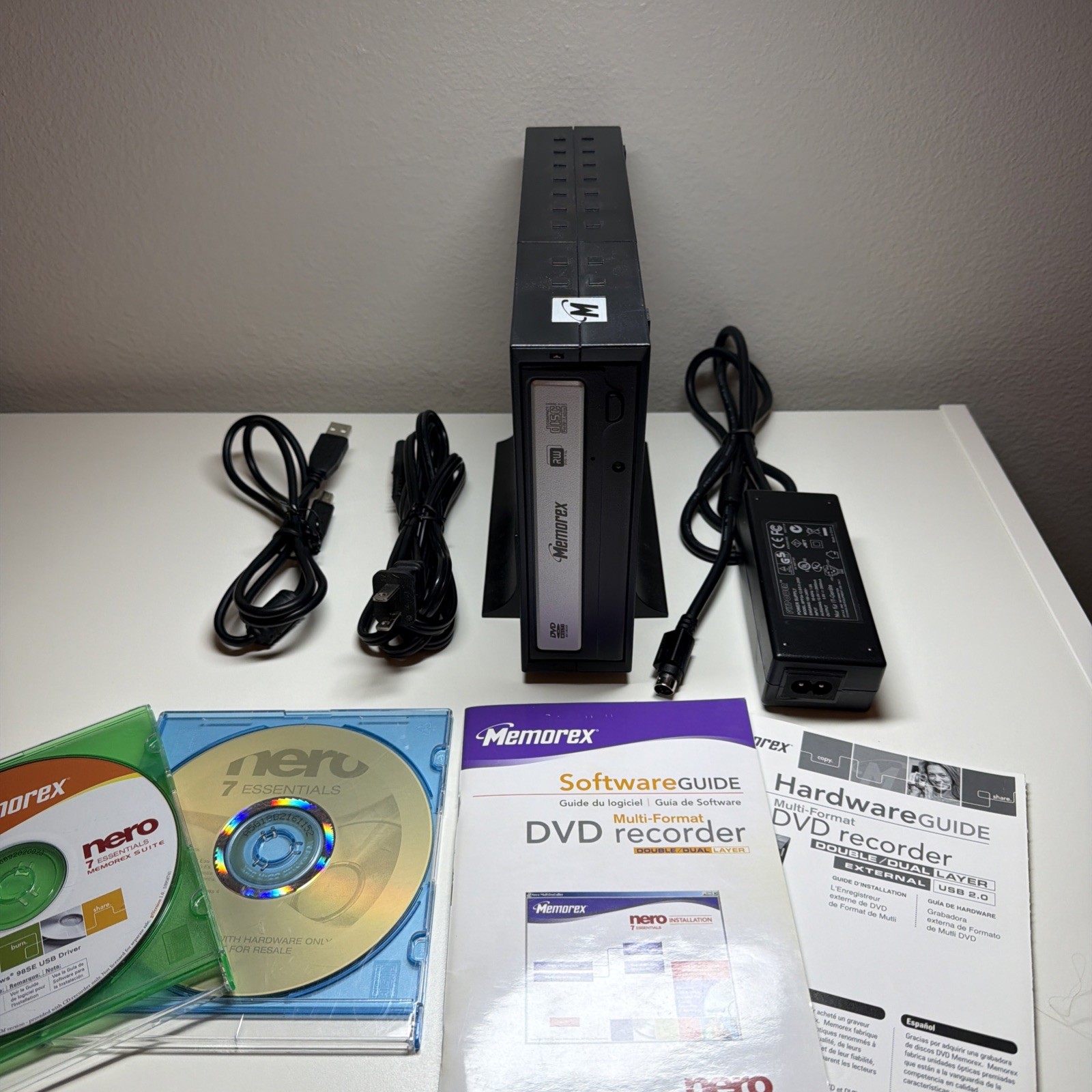 Memorex Multi-Format DVD Recorder Nero 7 MRX-525GE USB 2.0 8.5 GB 18x DVD+R