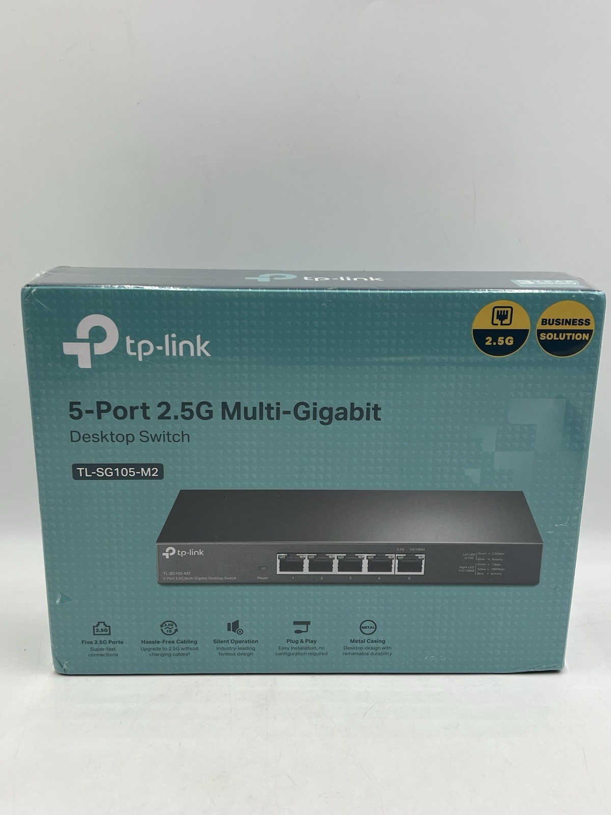 TP-Link TL-SG105-M2 5-Port Multi-Gigabit 2.5G Desktop Ethernet Switch NEW
