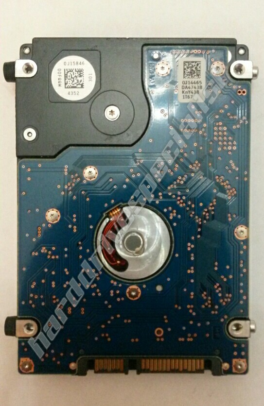 BOARD ONLY HGST HTS721010A9E630 SATA PCB:220 0A90351 01 P/N:0J22423 MLC:DA6326