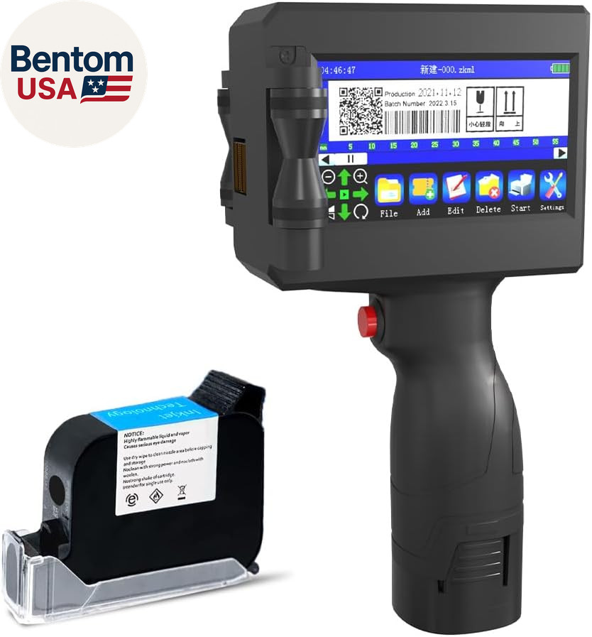 Upgrading Portable Handheld Inkjet Printer ZK-1691 with 4.3 Inch Touch Screen 42