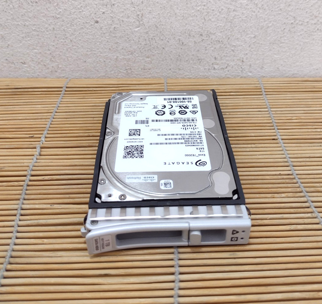 Cisco UCS-HD1T7K6GAN 1TB 6G SATA 7.2K RPM SFF HDD
