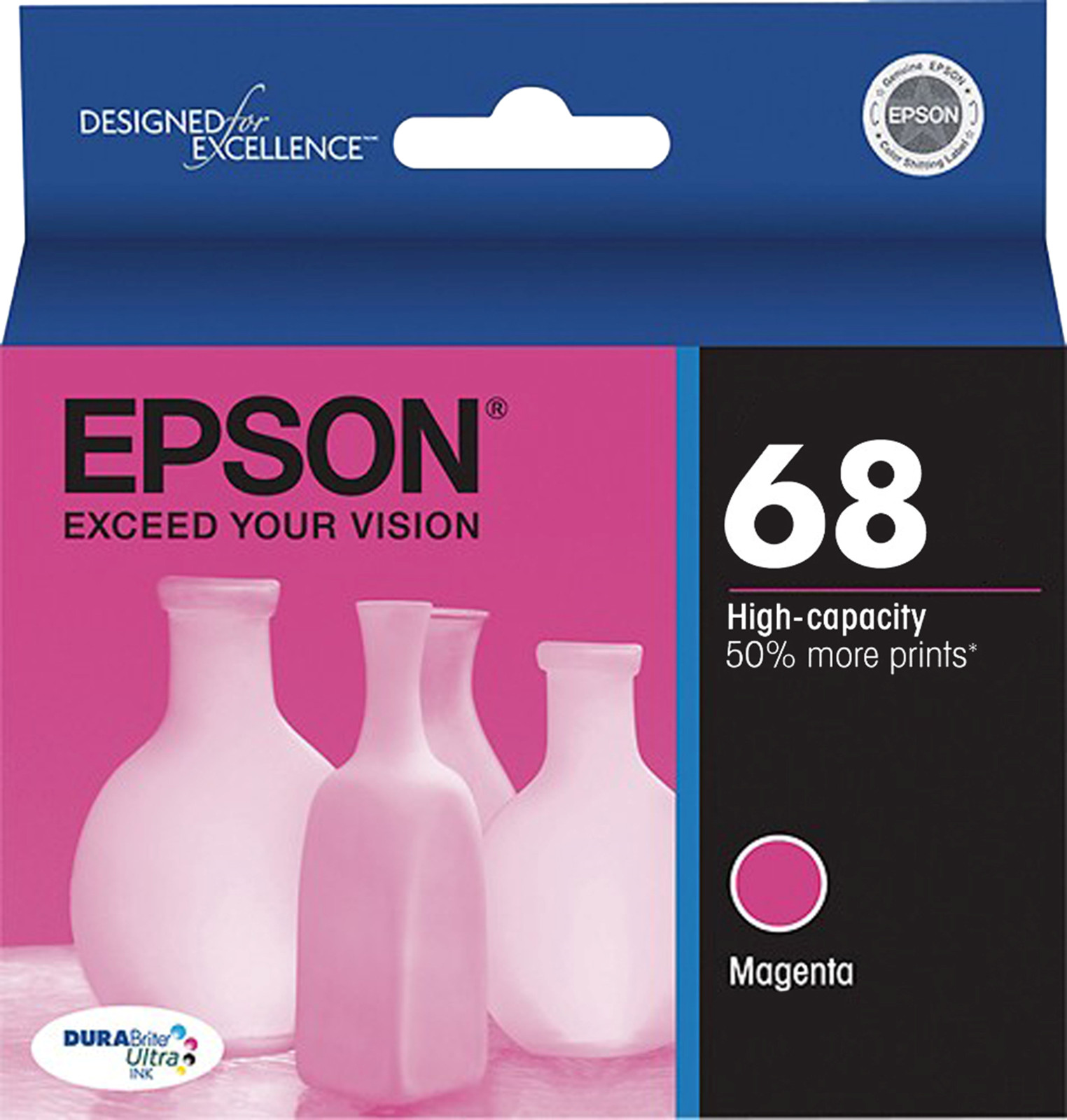 New Genuine Epson 68 Magenta Ink Cartridge Stylus CX5000