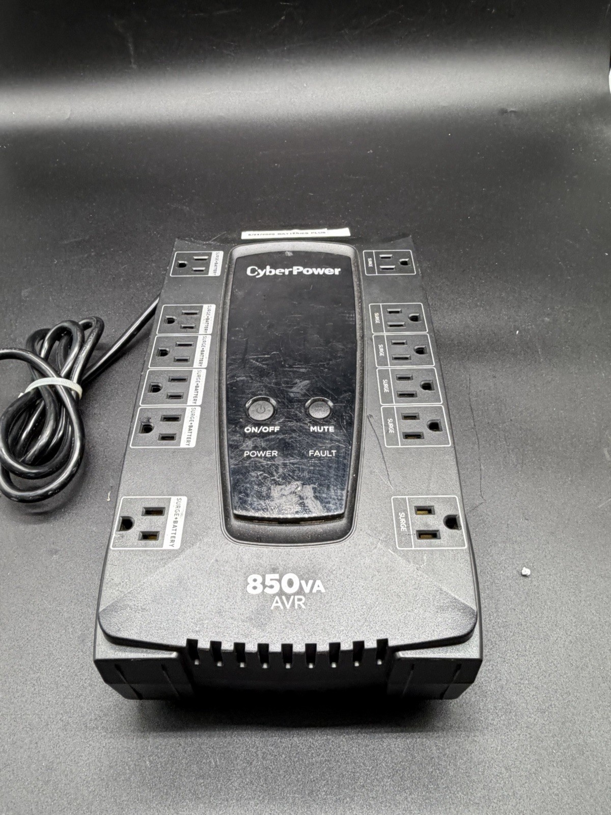 CyberPower LE850G 850VA AVR Desktop UPS 12 Outlets Surge Protection Black