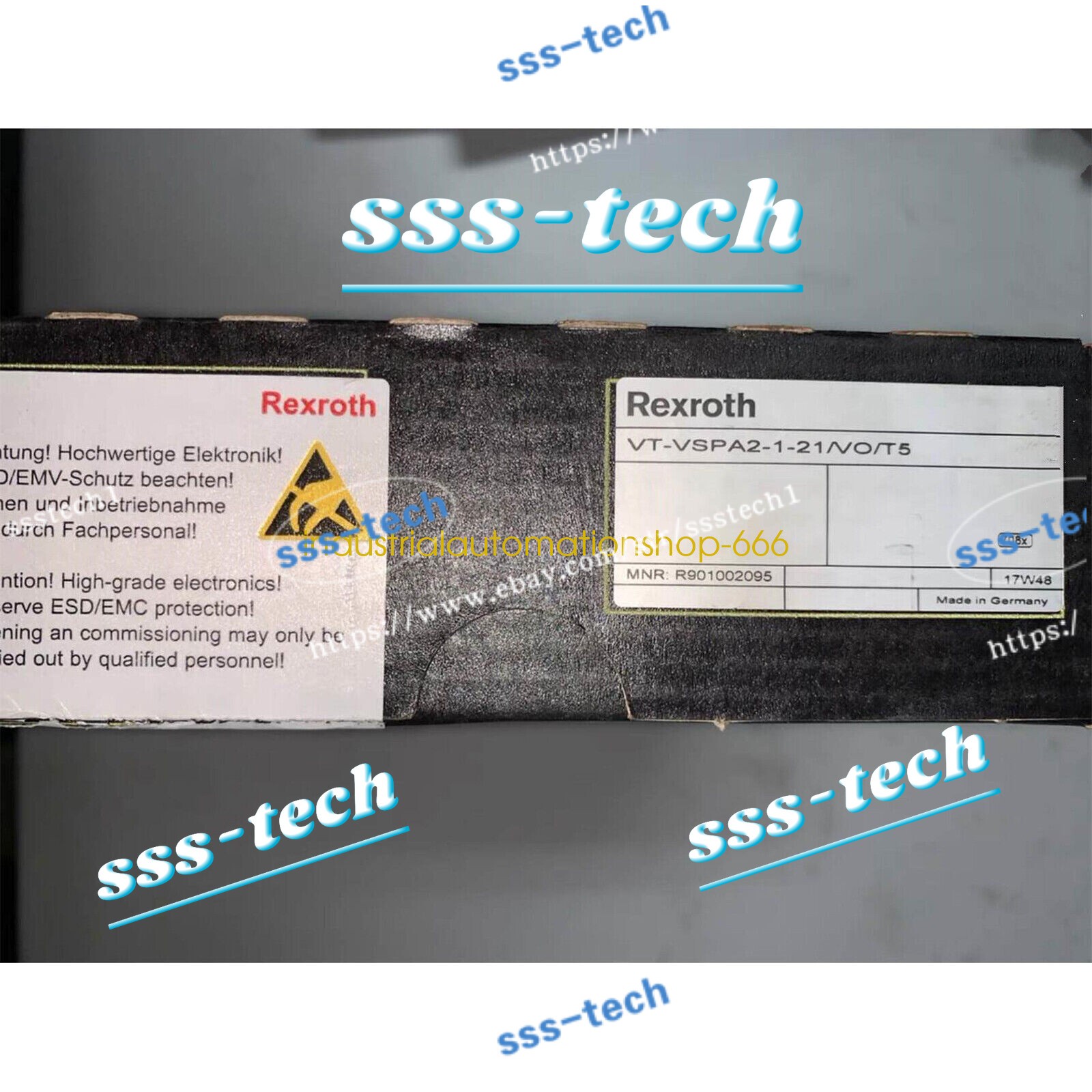 1pc new Rexroth VT-VSPA2-1-21/V0/T5 R901002095 amplifier Via DHL or FedEX