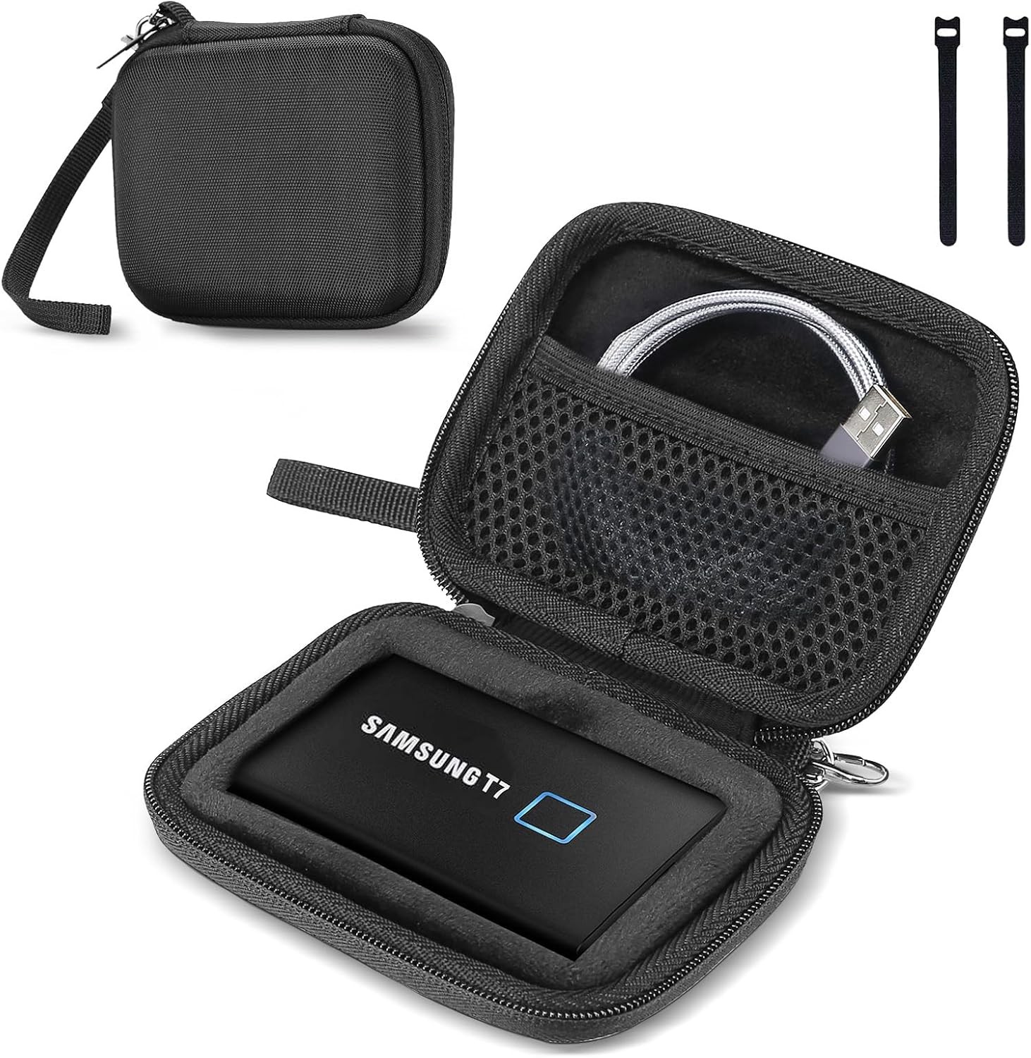 ProCase ShockProof Hard Travel Carrying Case for Samsung T7 Touch Portable SSD