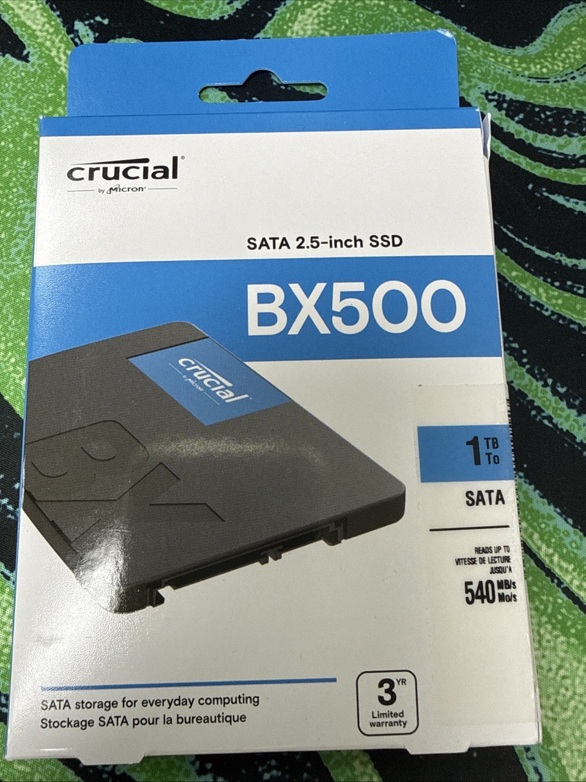 Crucial BX500 1TB SATA III 2.5 Internal SSD
