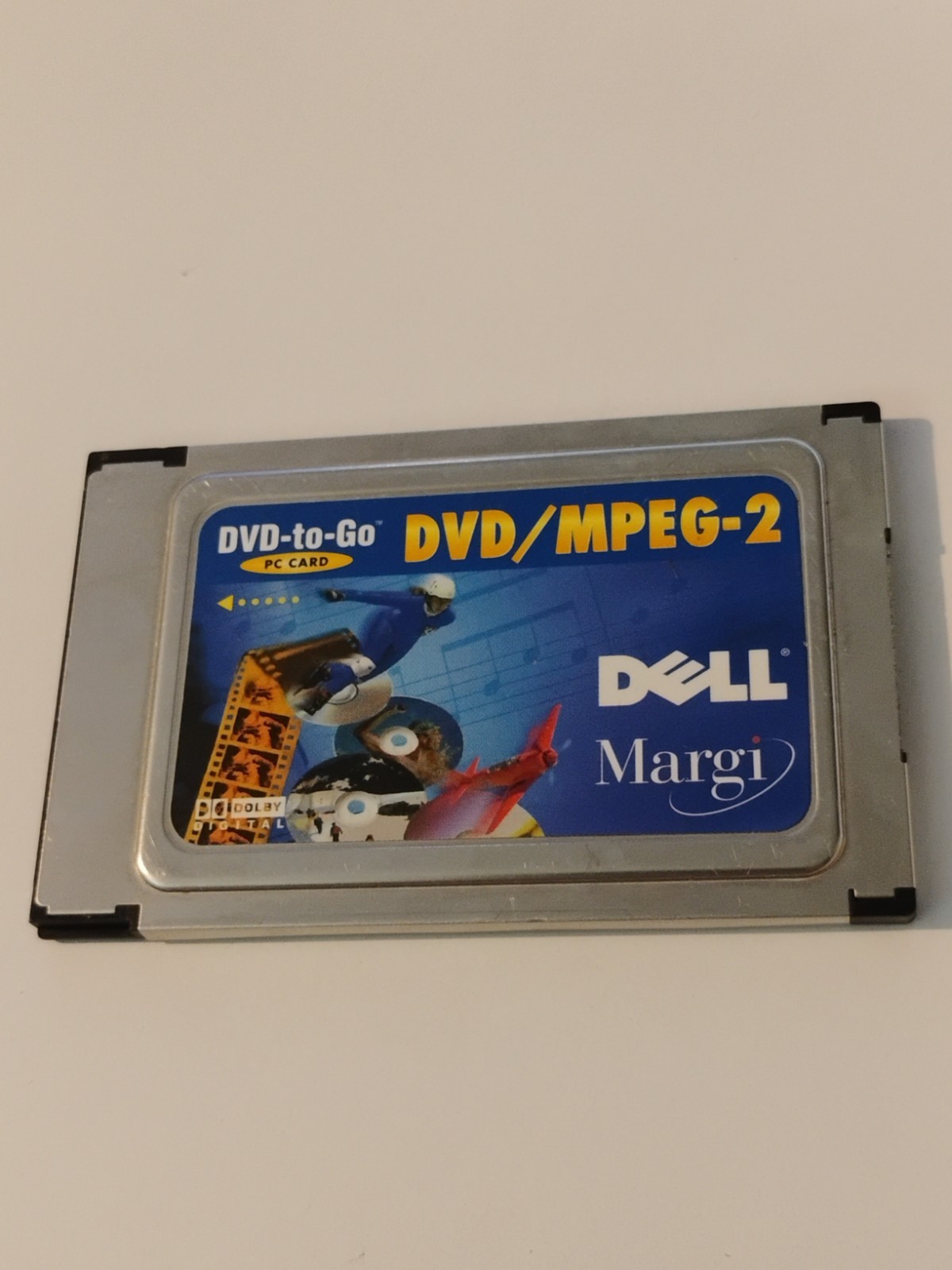 DELL MARGI 45816 DVD/MPEG-2 DVD-TO-GO PC CARD PCMCIA *NO CABLE* 