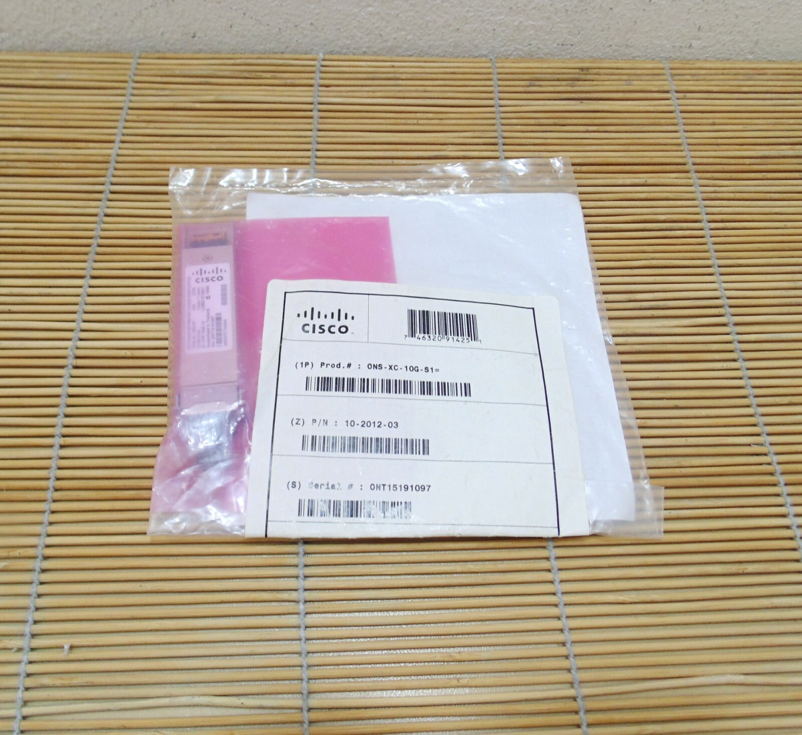 NEW V03 Cisco Opnext ONS-XC-10G-S1 OC-192/STM-64/10GE v03 10-2012-03 NEW MISB
