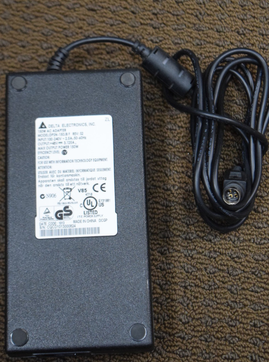 Delta DPSN-150JB F Genuine Linksys Cisco 150w 48v Power Supply PSU Adapter 4pin
