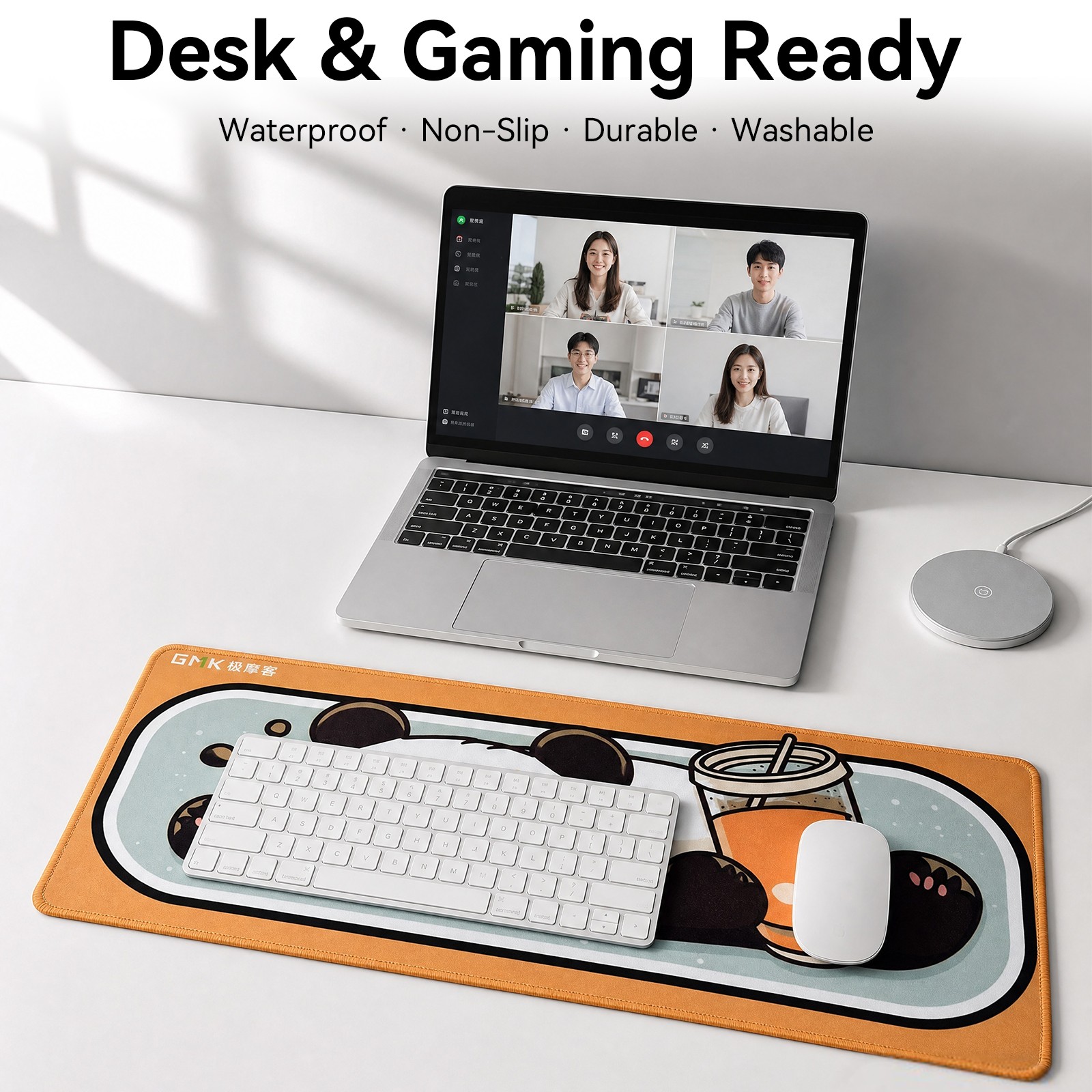 Panda Large Gaming Mouse Pad Non-Slip Extended Keyboard Desk Mat PC 70CMx30CM