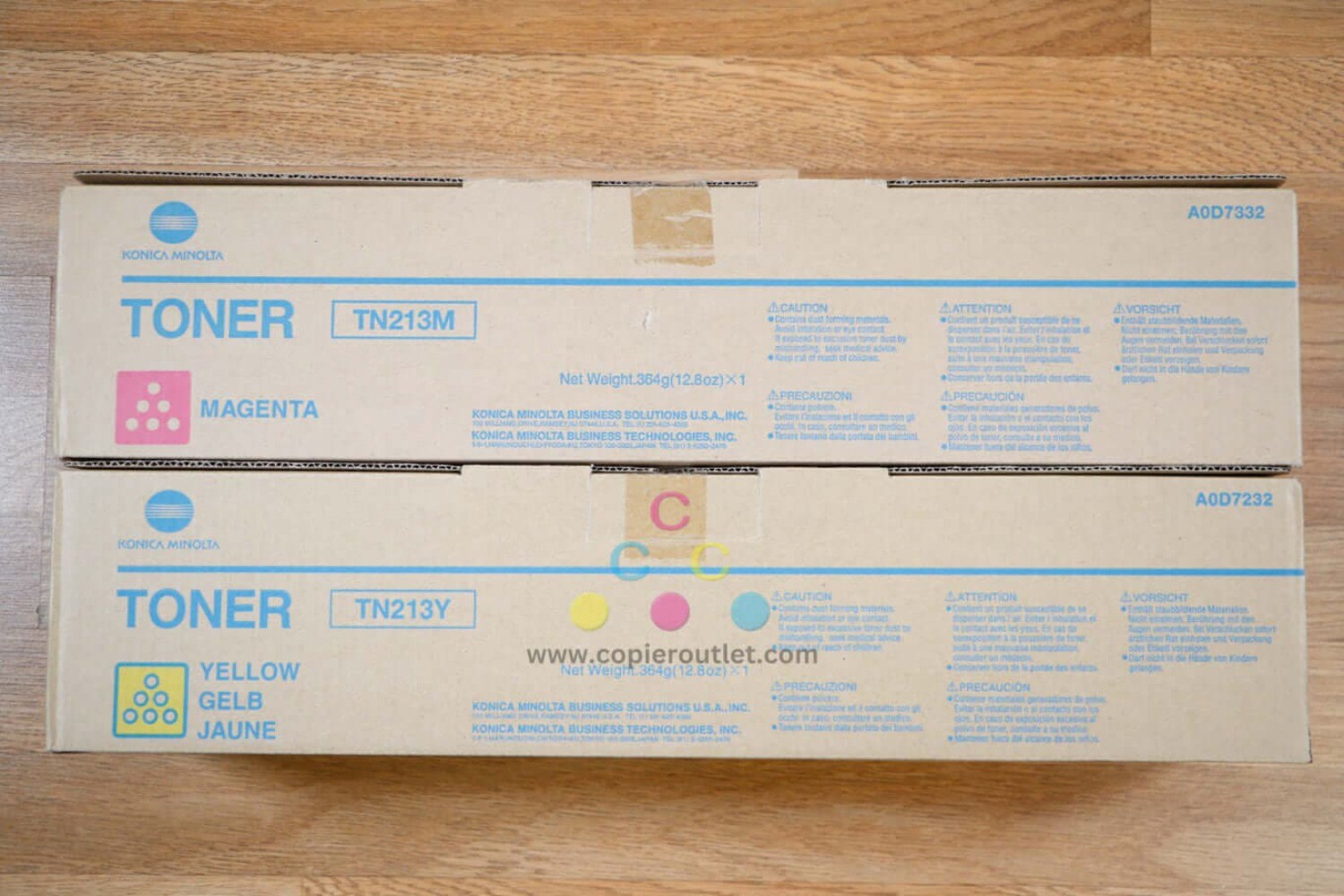 Genuine Konica Minolta TN213 MY Toner Cart BizHub C203/C253 Same Day Shipping