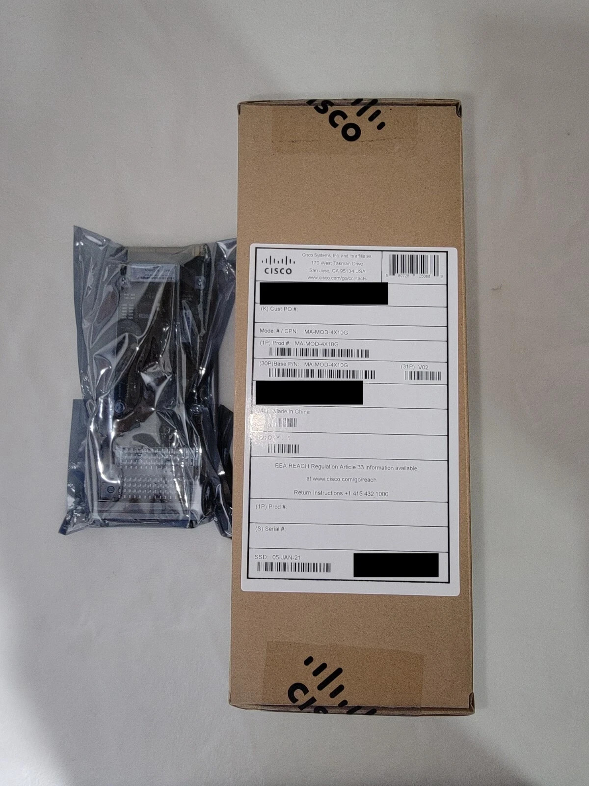 Cisco MA-MOD-4X10G 4-Port 10GbE Ethernet Module | Brand New | Factory Sealed