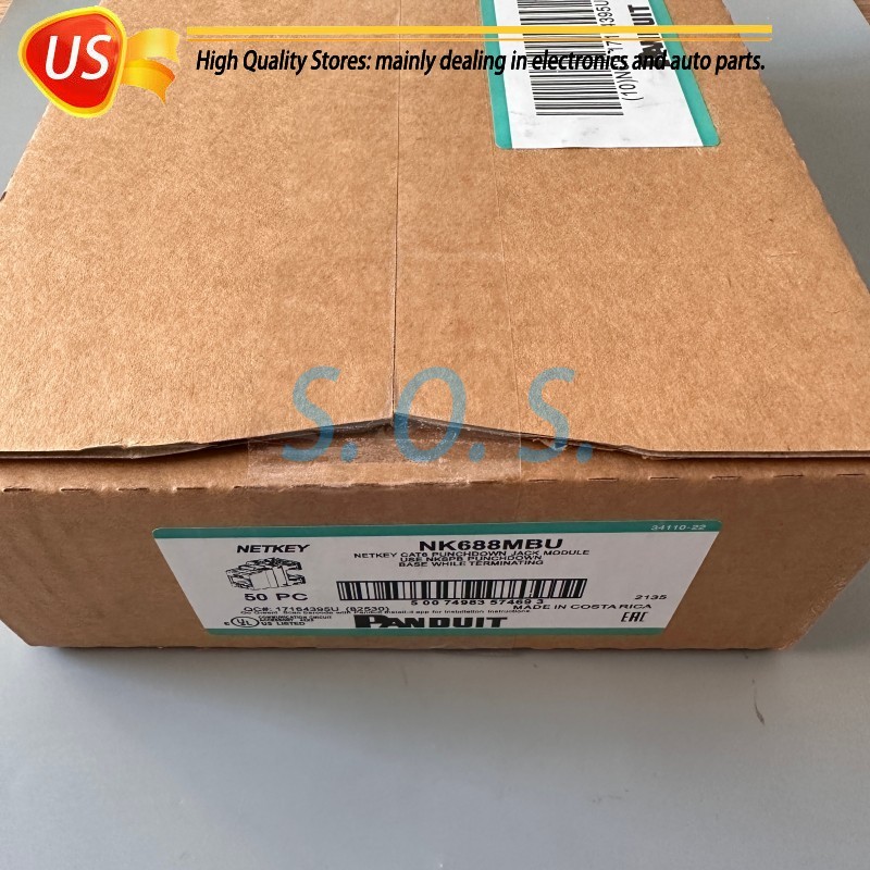50PCS NEW For Panduit NetKey NK688MBU NK688MAW Cat6 Keystone Jack Module