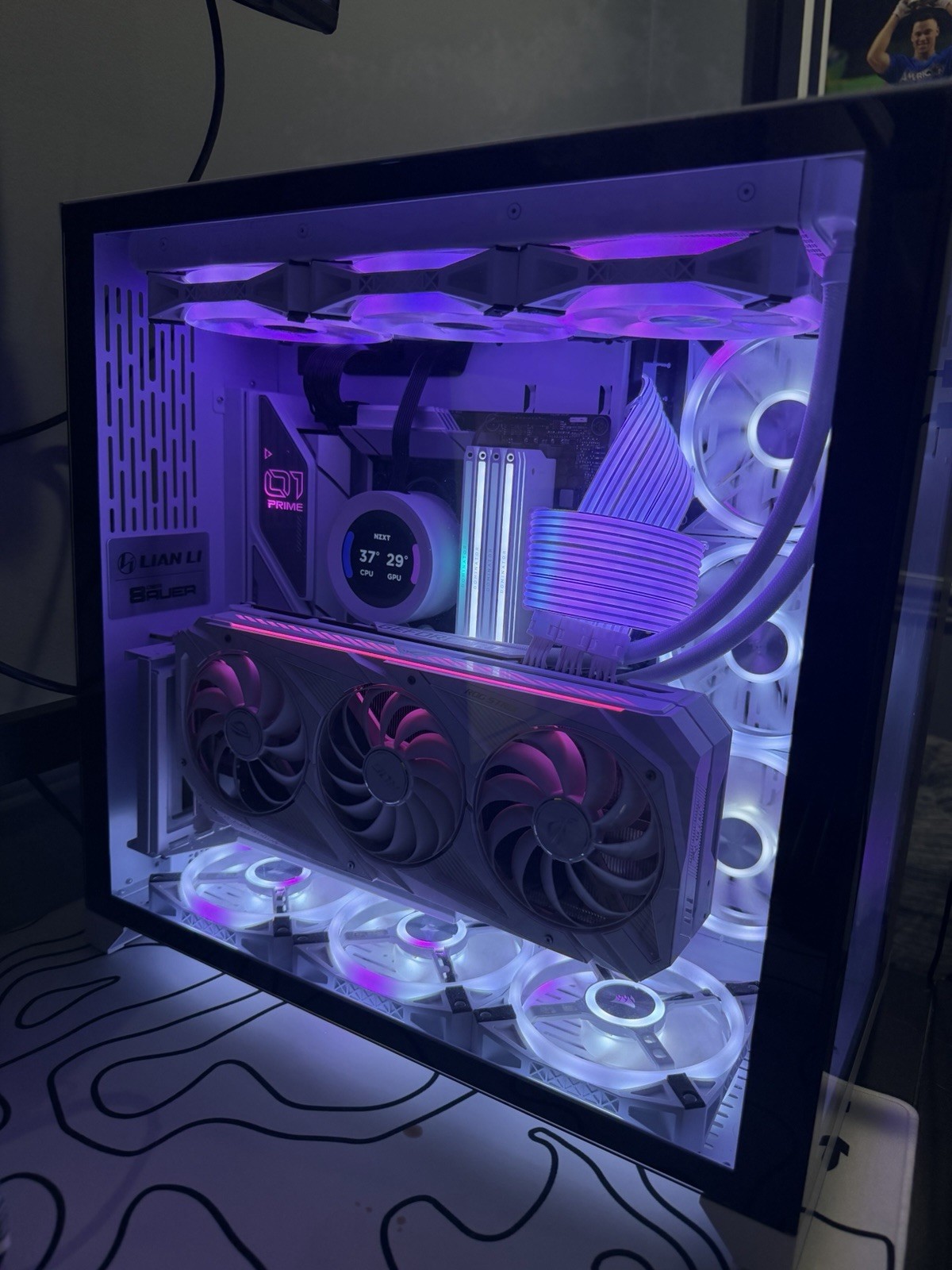 Gaming PC (RTX 3080 ROG White/ Ryzen 5 7600) 64 GB DDR5