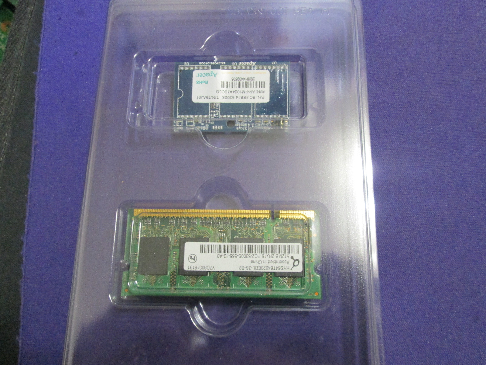 HP Apacer 1GB IDE 44-Pin Flash Memory AP-FM1024A10C5G 8C.4EB14.5200B + 512MB RAM