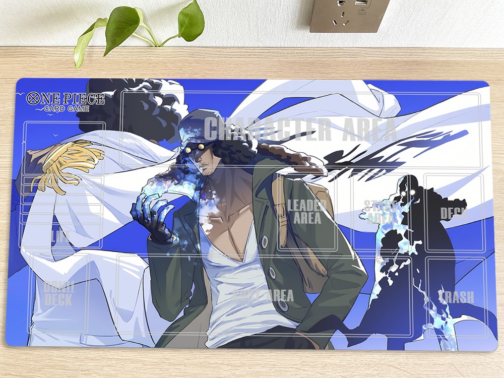 O-P Kuzan Table Playmat CCG OPCG Games Play Mat Trading Card Game Pad Mousepad