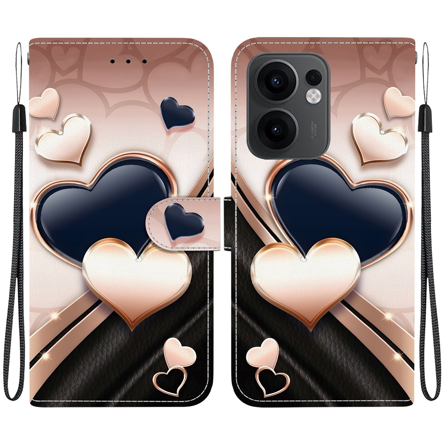 Flower Bear Wallet Cover Case for OPPO Reno 15 14 13F 13 12 11 10 9 7 8  Find X9