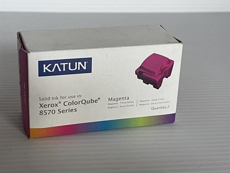 Katun 39397 Magenta Compatible Ink Stick  2 Pieces or Xerox ColorQube Printers