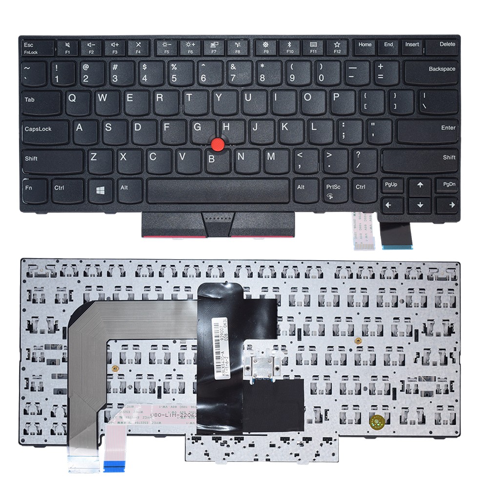 Non-Backlit Keyboard Fit For Lenovo ThinkPad A485 T470 T480 Black 01AX446 New US