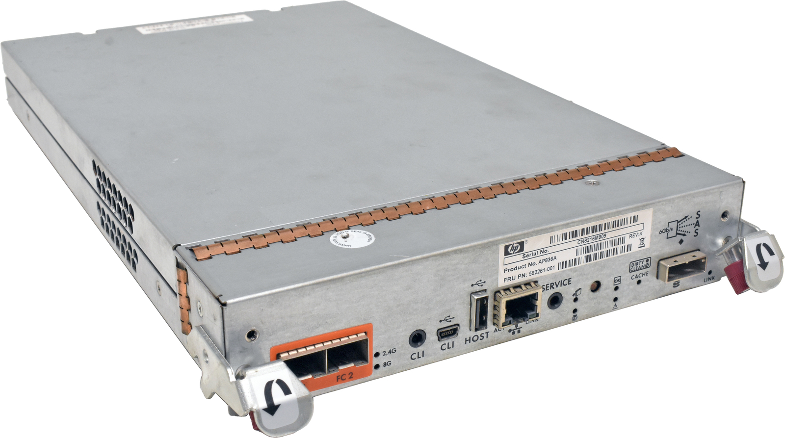 HP Storage Works P2000 G3 AP836A Controller 592261-001 inc 8GB CompactFlash