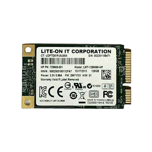 OEM HP 729659-001 128GB SSD Multi-Level Cell SATA 6Gb/s mSATA Solid State Drive