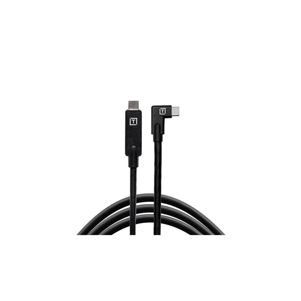 Tether Tools TetherPro USB C to USB C Right Angle (Black)