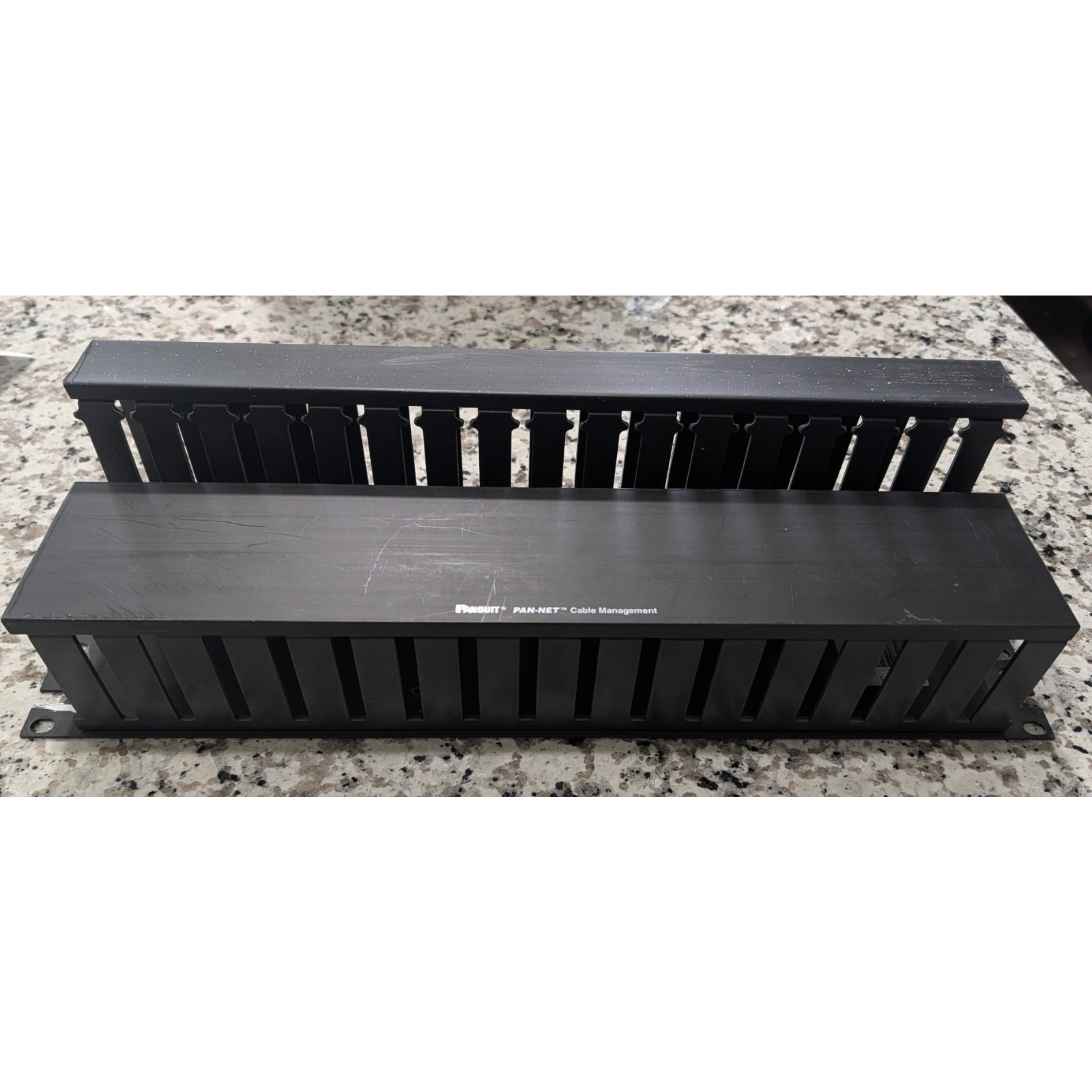 (1) PANDUIT WMPHF2 Cable Management System Black Metal.
