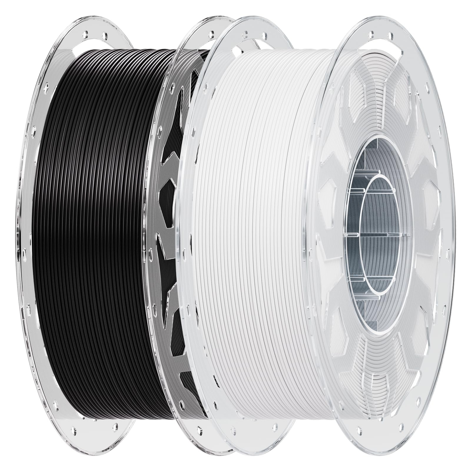 Creality PLA 3D Printer Filament 1.75mm, Black & White, 2 kg