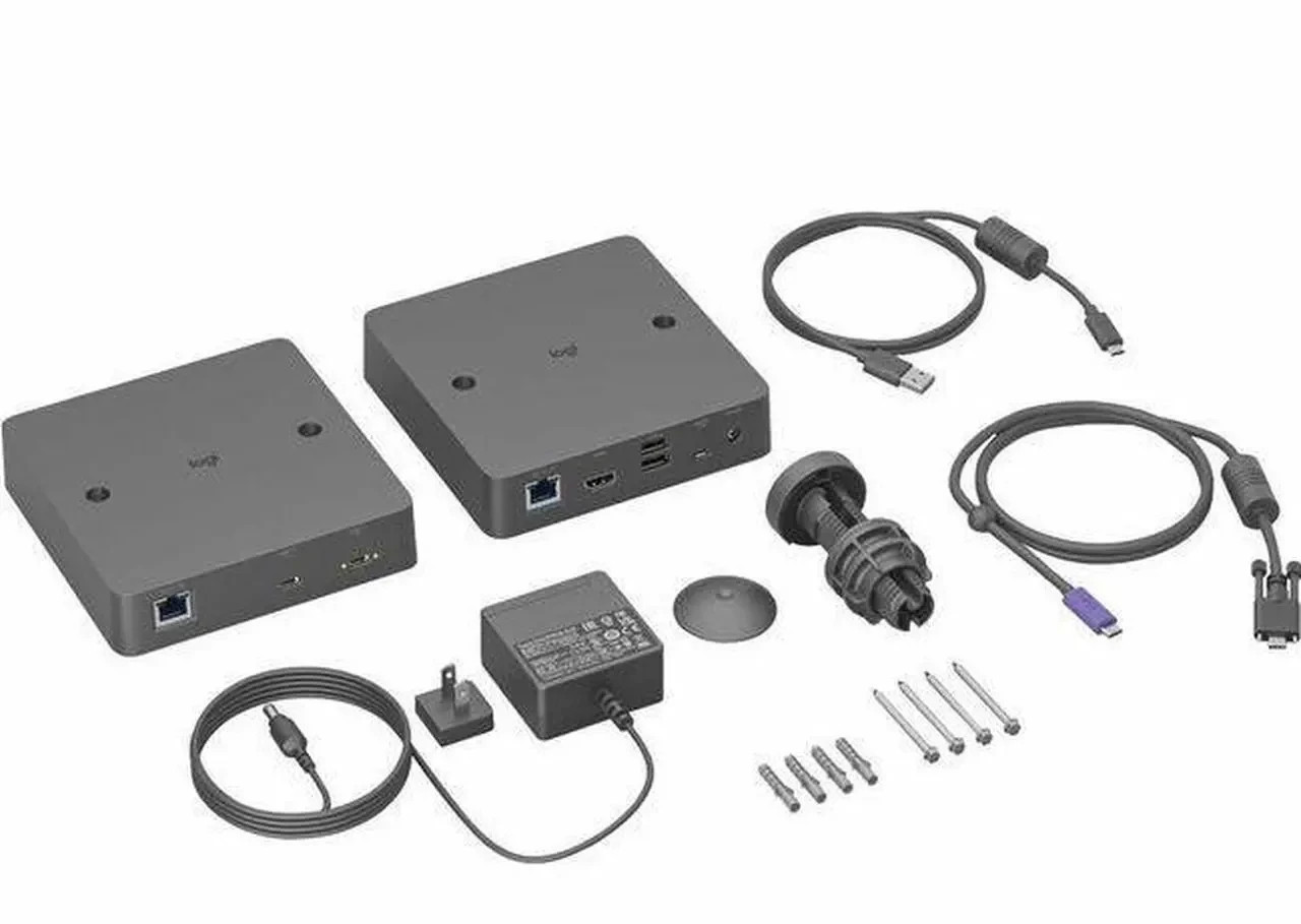 Logitech Extend-2 x Network (RJ-45)-5 x USB - 1 x HDMI Out -2160p 952-000188