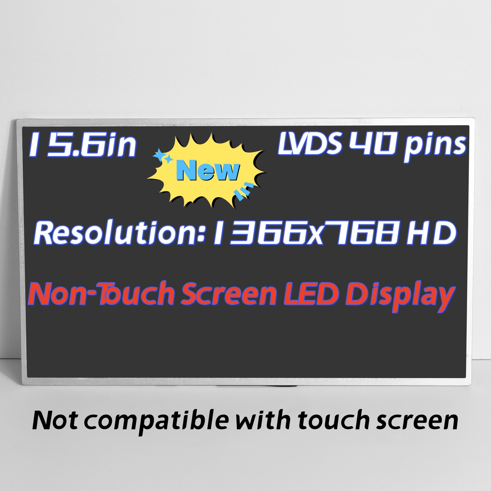 New 15.6" WXGA HD 40pins LED Non-Touch LCD screen for HP 2000-2C22DX Display