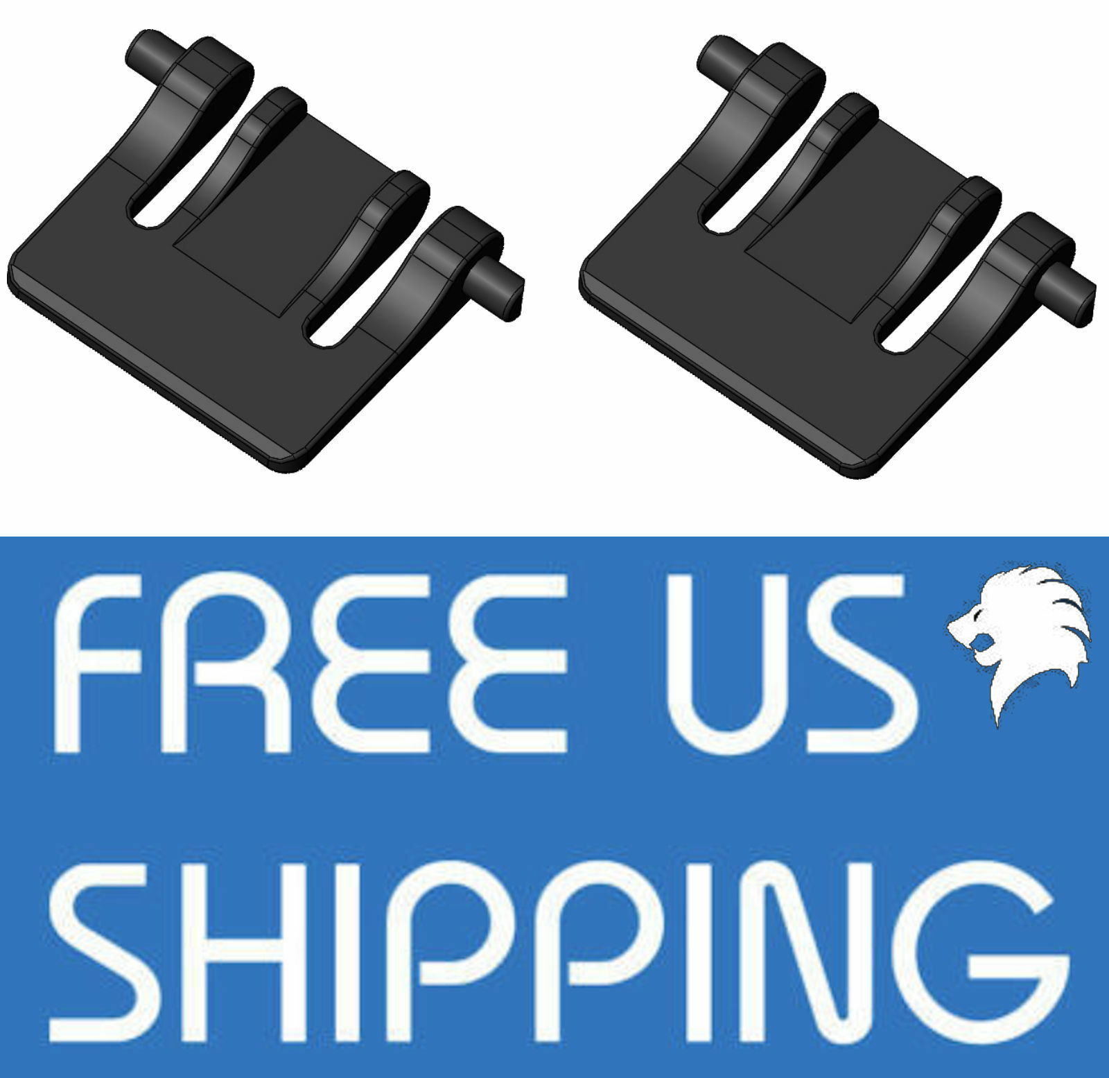 Stronger PERIPHIO PER-KB-STD Gaming Keyboard Replacement Foot/Leg/Feet 2pcs Set