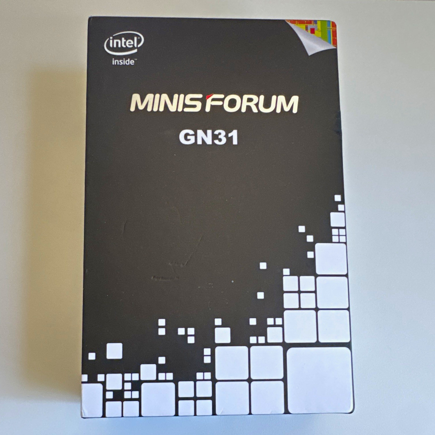 MINISFORUM GN31 Mini PC Desktop for Office, HDMI USB 3.0 RJ-45 Black