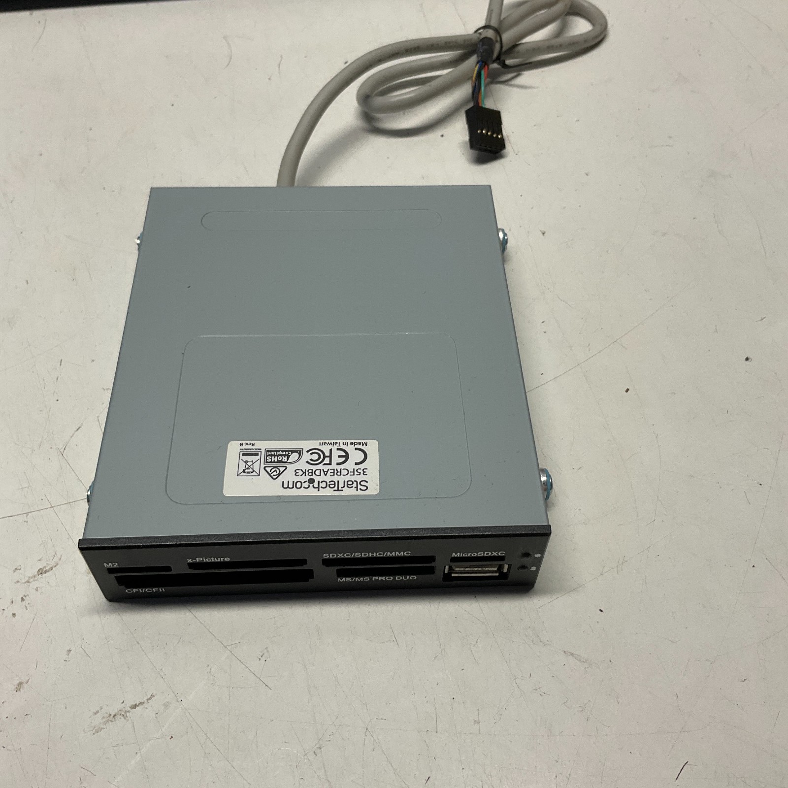 StarTech 22-in-1 Internal 3.5" Bay USB 2.0 Card Reader 35FCREADBK3 Quick Ship
