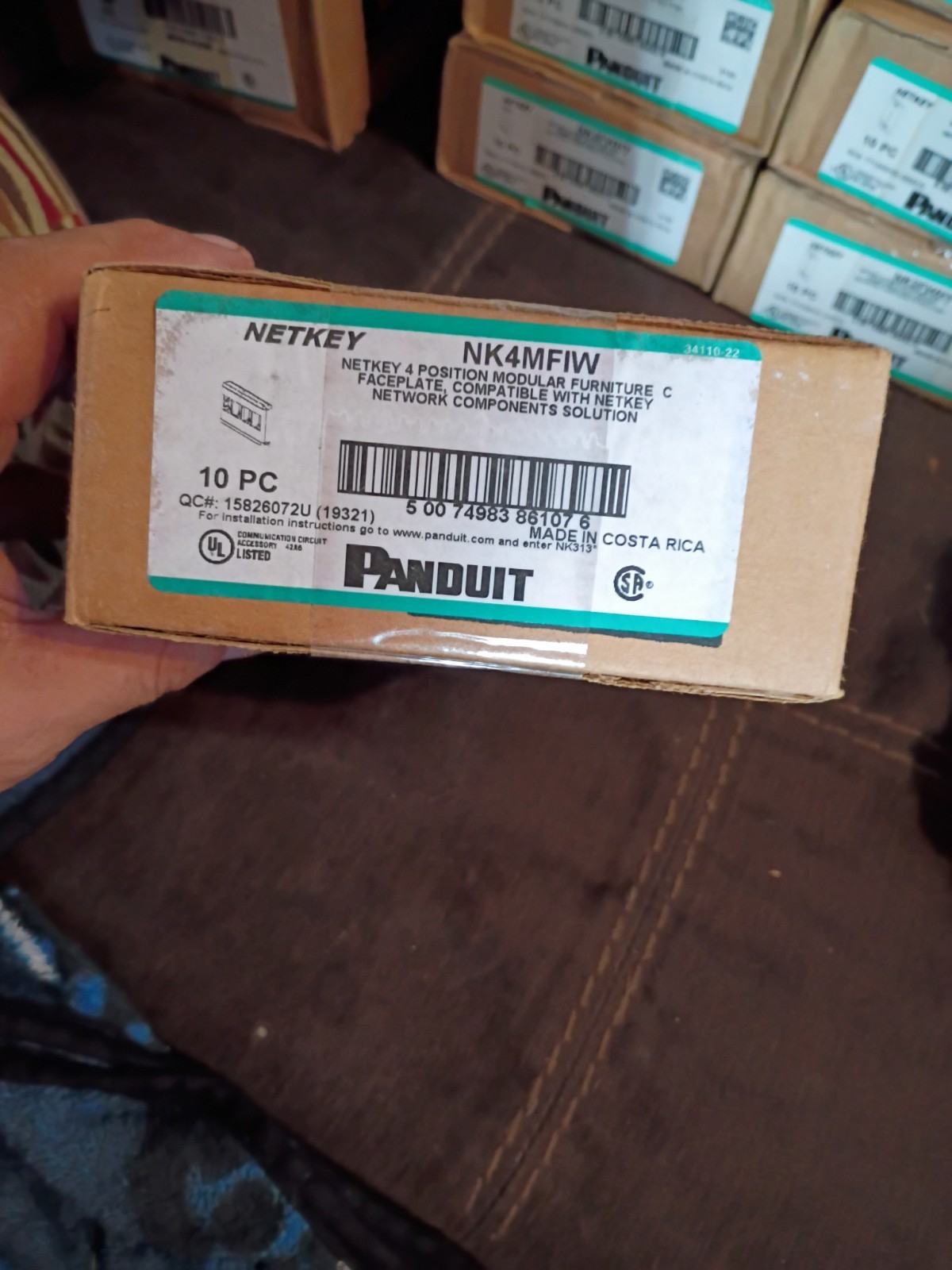 10-Pack Panduit NetKey Nk4mfiw