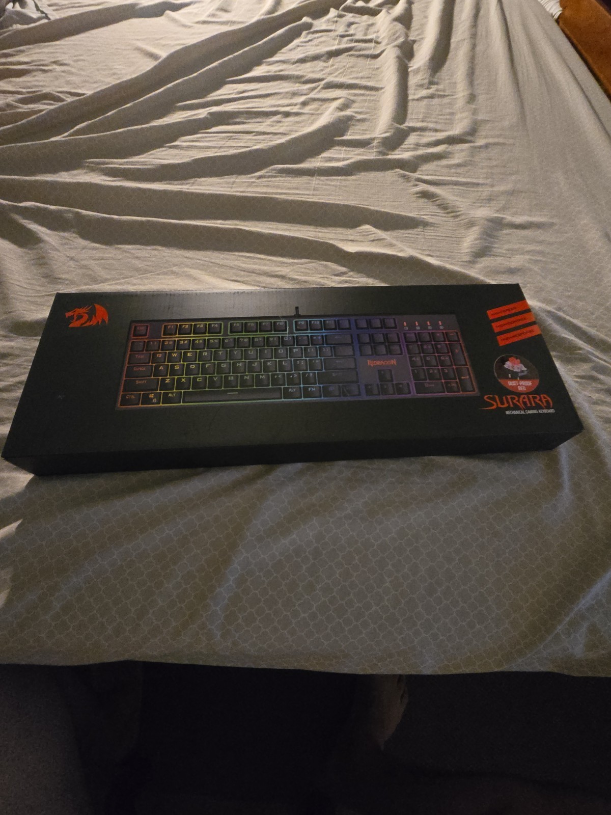 Reddragon Surara K582RGB | Mechanical Cable Gaming Keyboard | QWERTY Layout