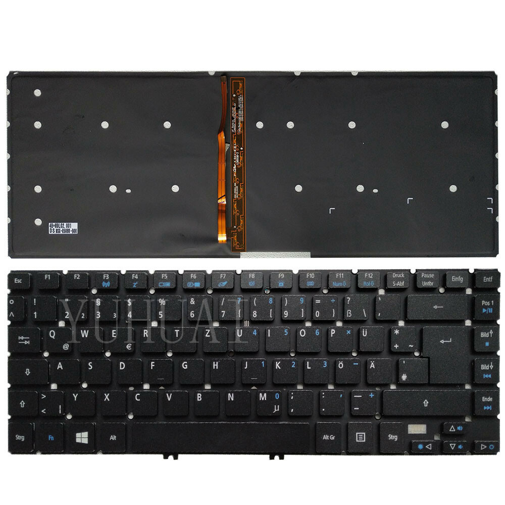 New Acer Aspire R7-571 R7-571G R7-572 R7-572G German Keyboard with backlit