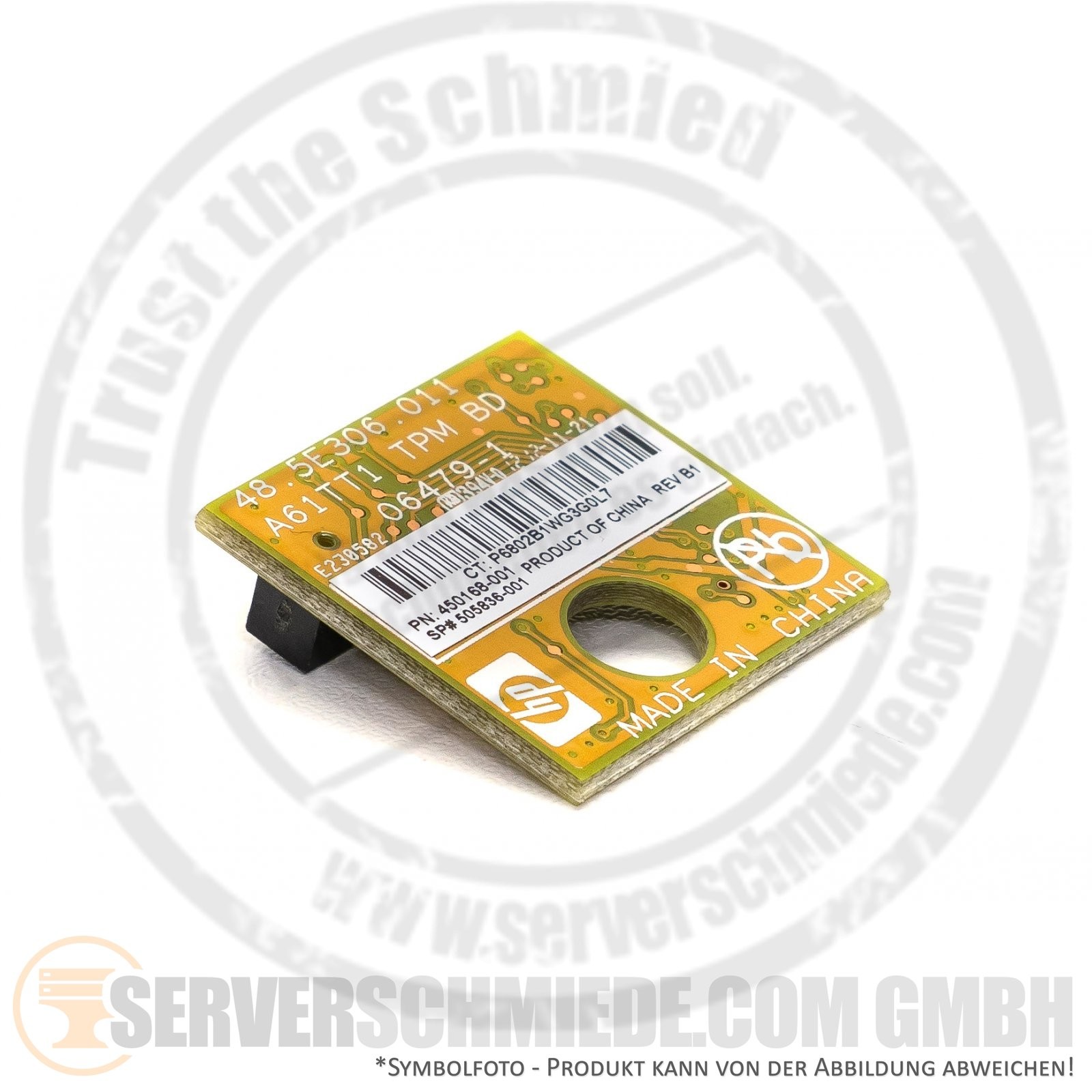 HP TPM Trusted Platform Module - Version 1.2 - 505836-001 / 488069-B21 450168-00