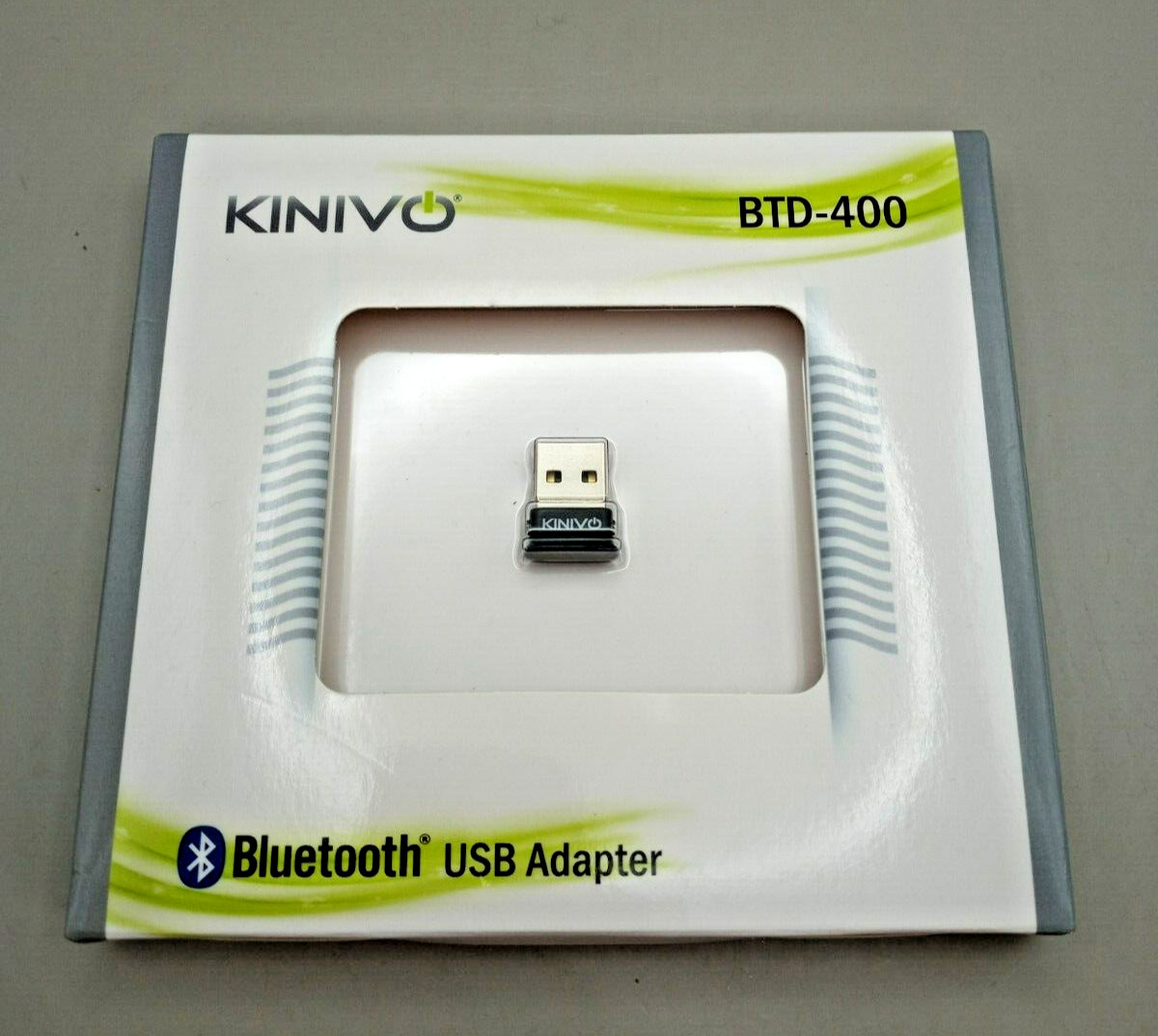NEW Kinivo BTD-400 Bluetooth USB Adapter for PC- Windows XP, Vista, 7 & 8