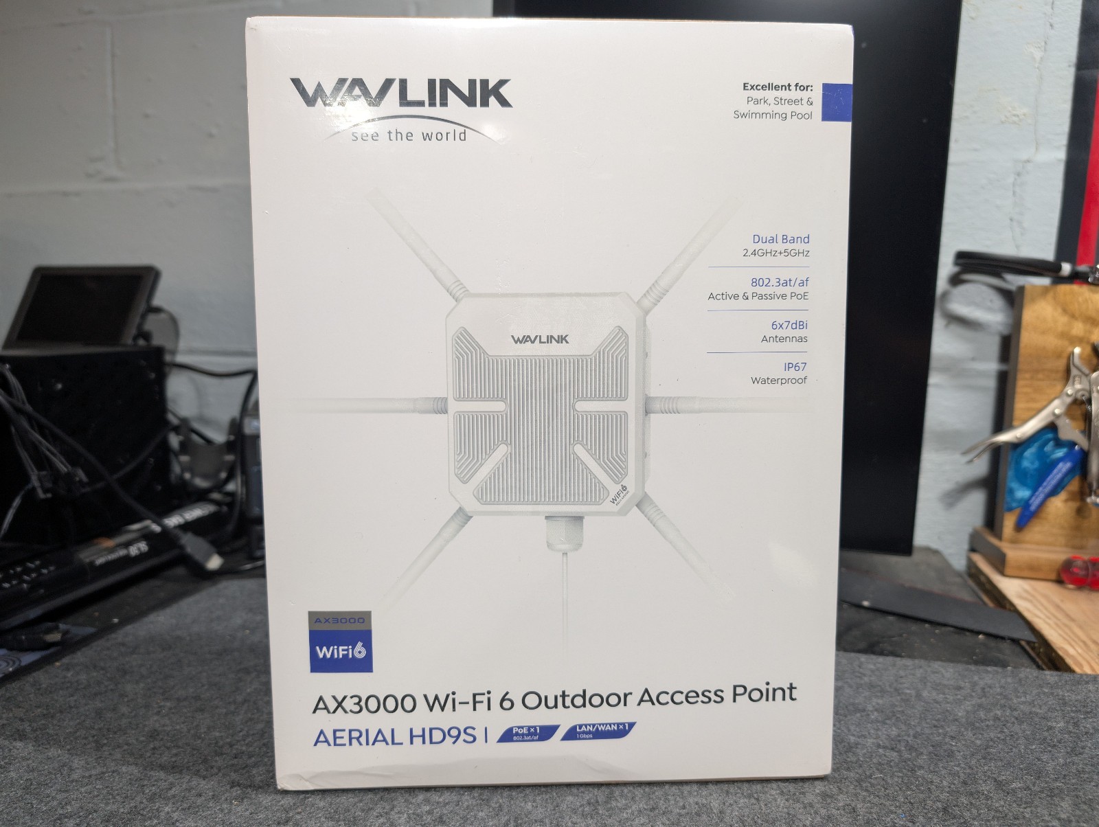WAVLINK AX3000 Outdoor WiFi 6 Extender, Long Range WiFi Repeater, Access Point