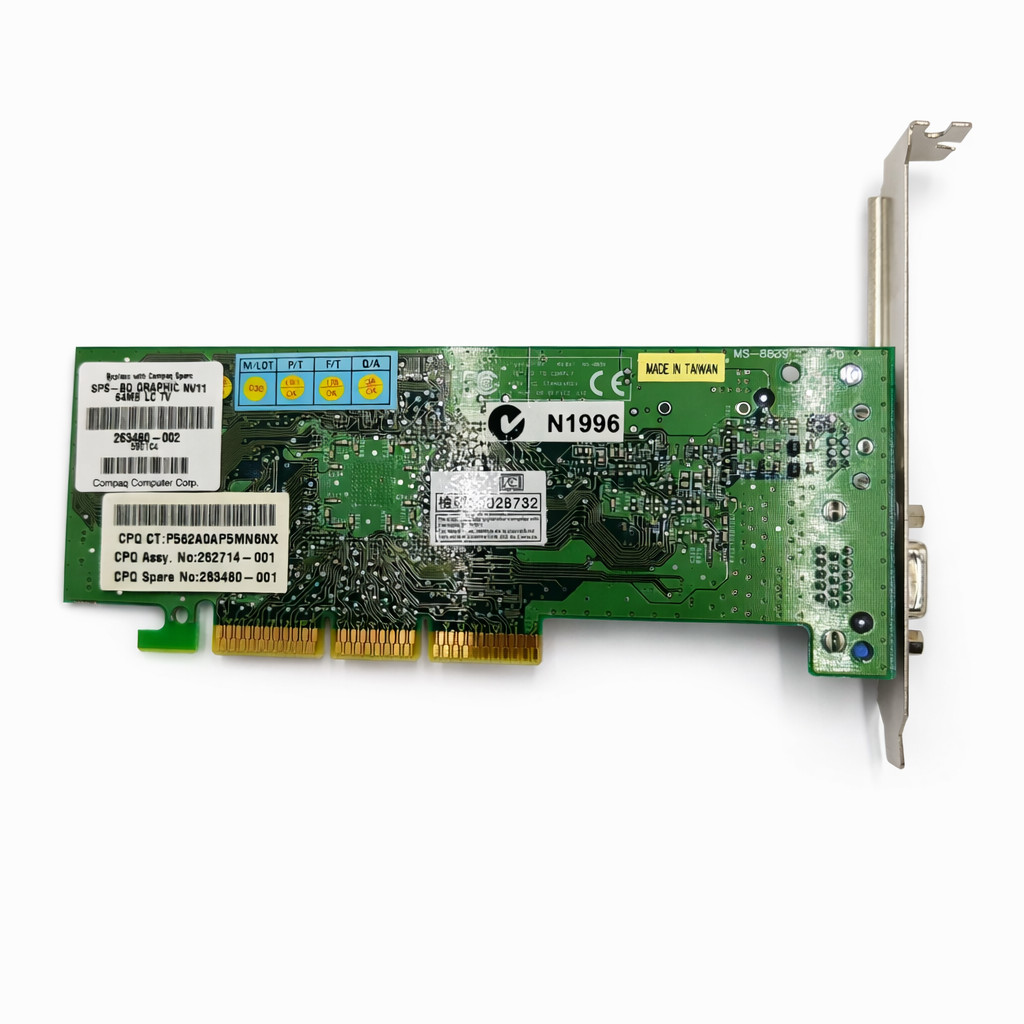 NVidia GeForce 2 MX 200 VGA 32mb AGP Card Video Card