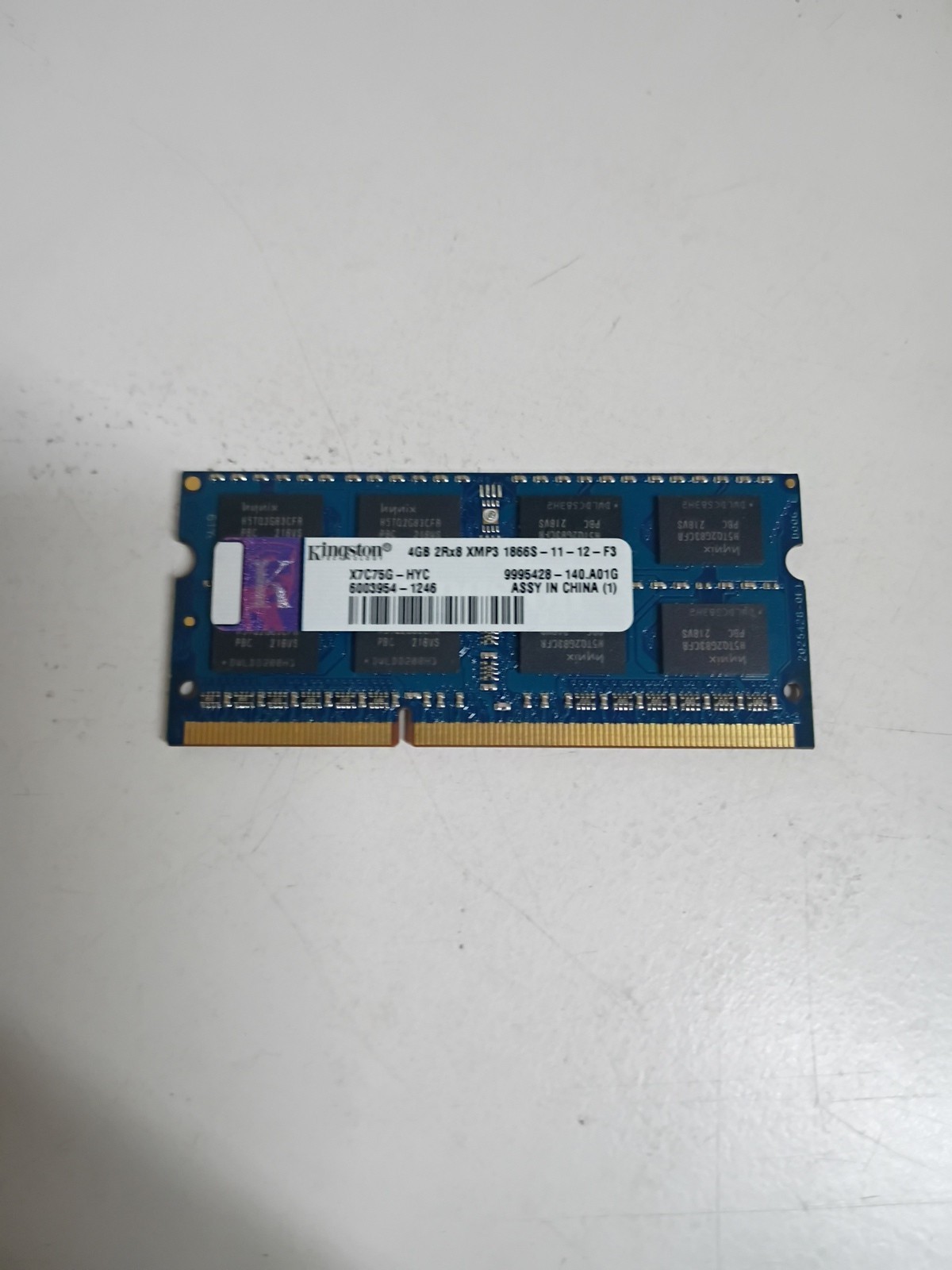 KINGSTON 4GB 2RX8 1866S