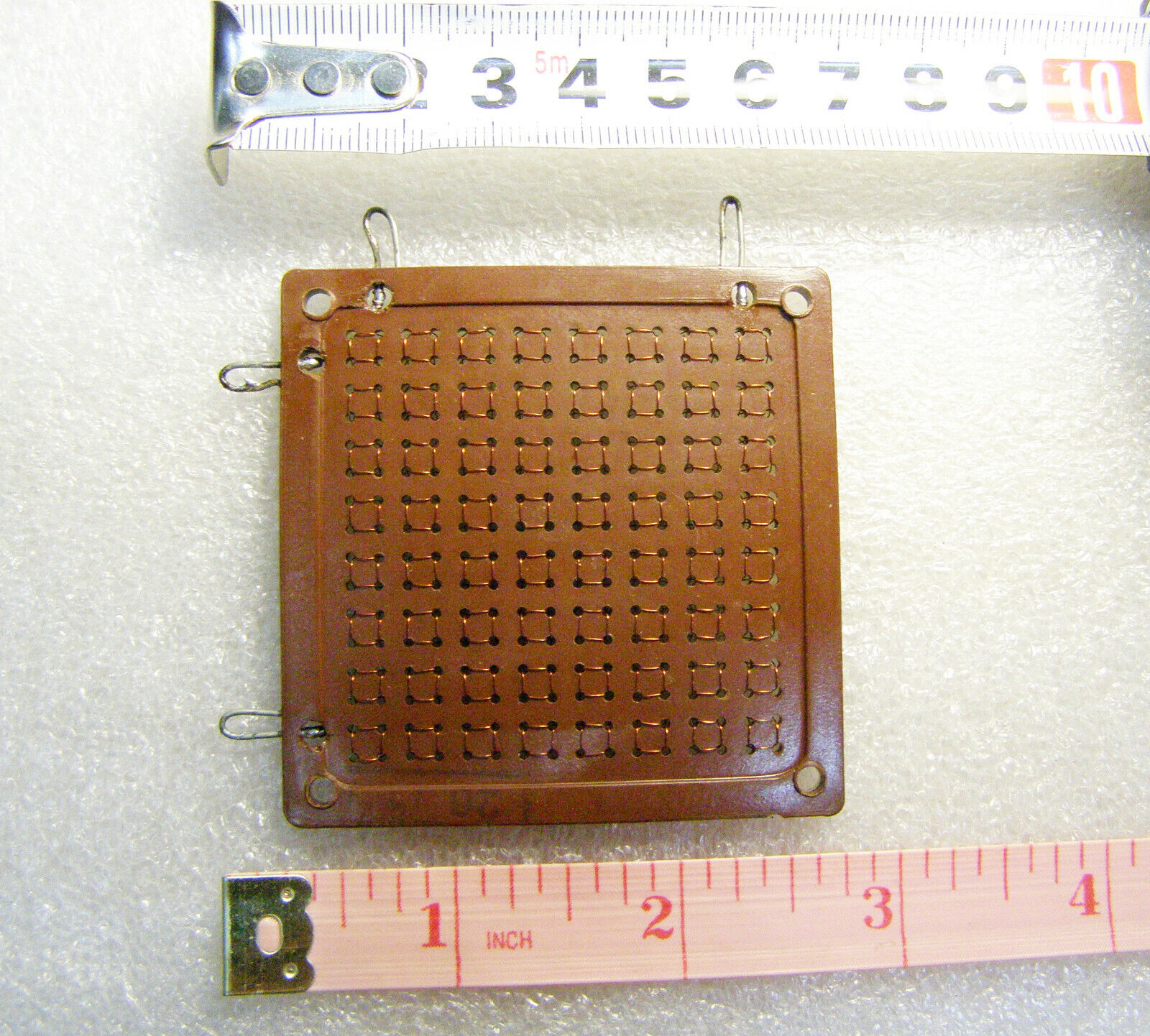 USSR Rare Memory ROM Magnetic Ferrite Core TROS Memory Plate 1970s  💻 11.1 (3) 