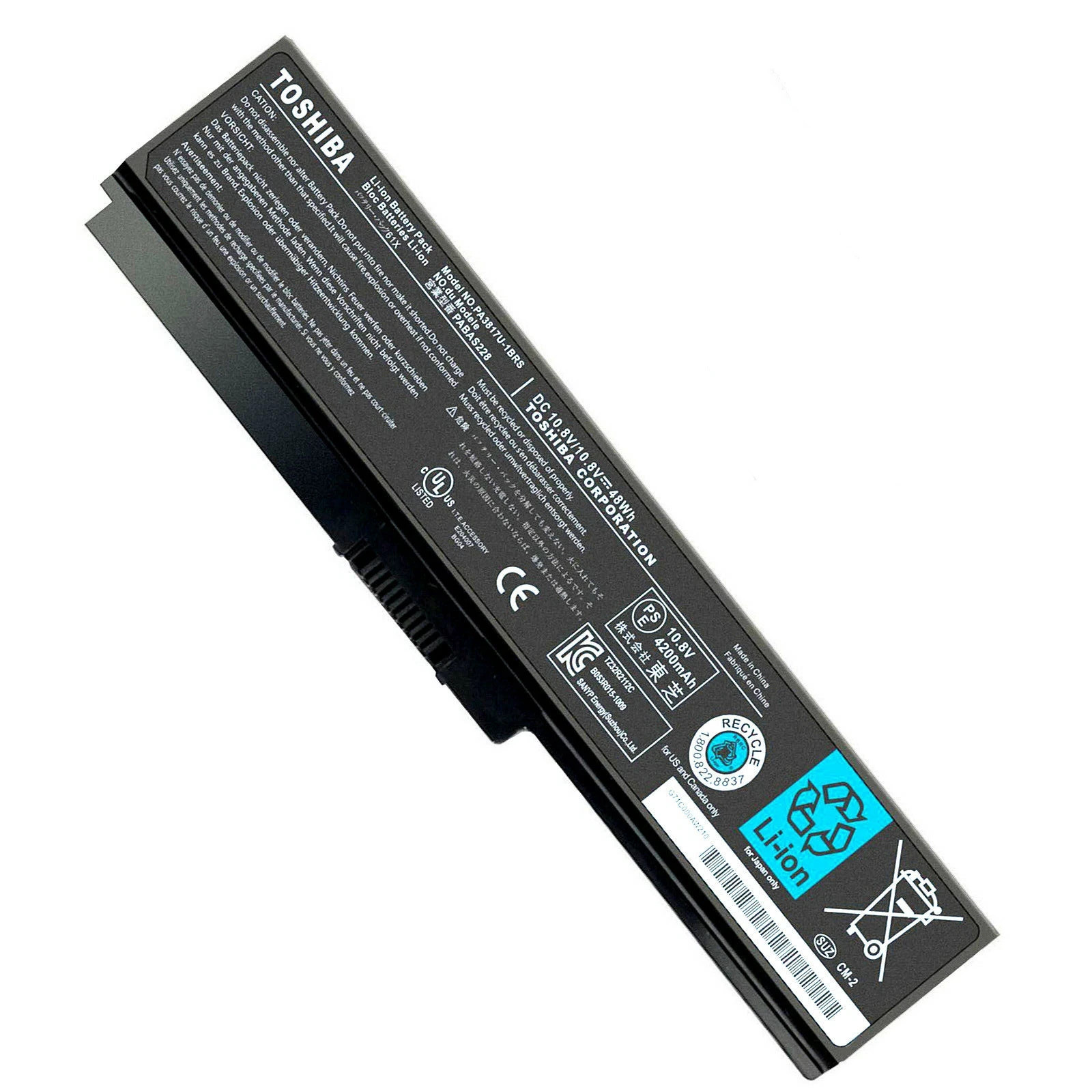 Genuine PA3817U-1BRS Laptop Battery for Toshiba Satellite L745 L750 L755 L755D