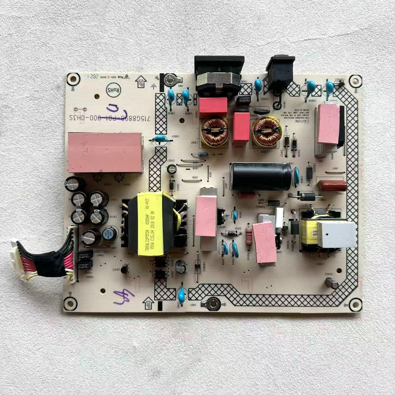 HP POWER BOARD FOR Monitor  (Z27n G2) 715G8898-P01-000-0H3S