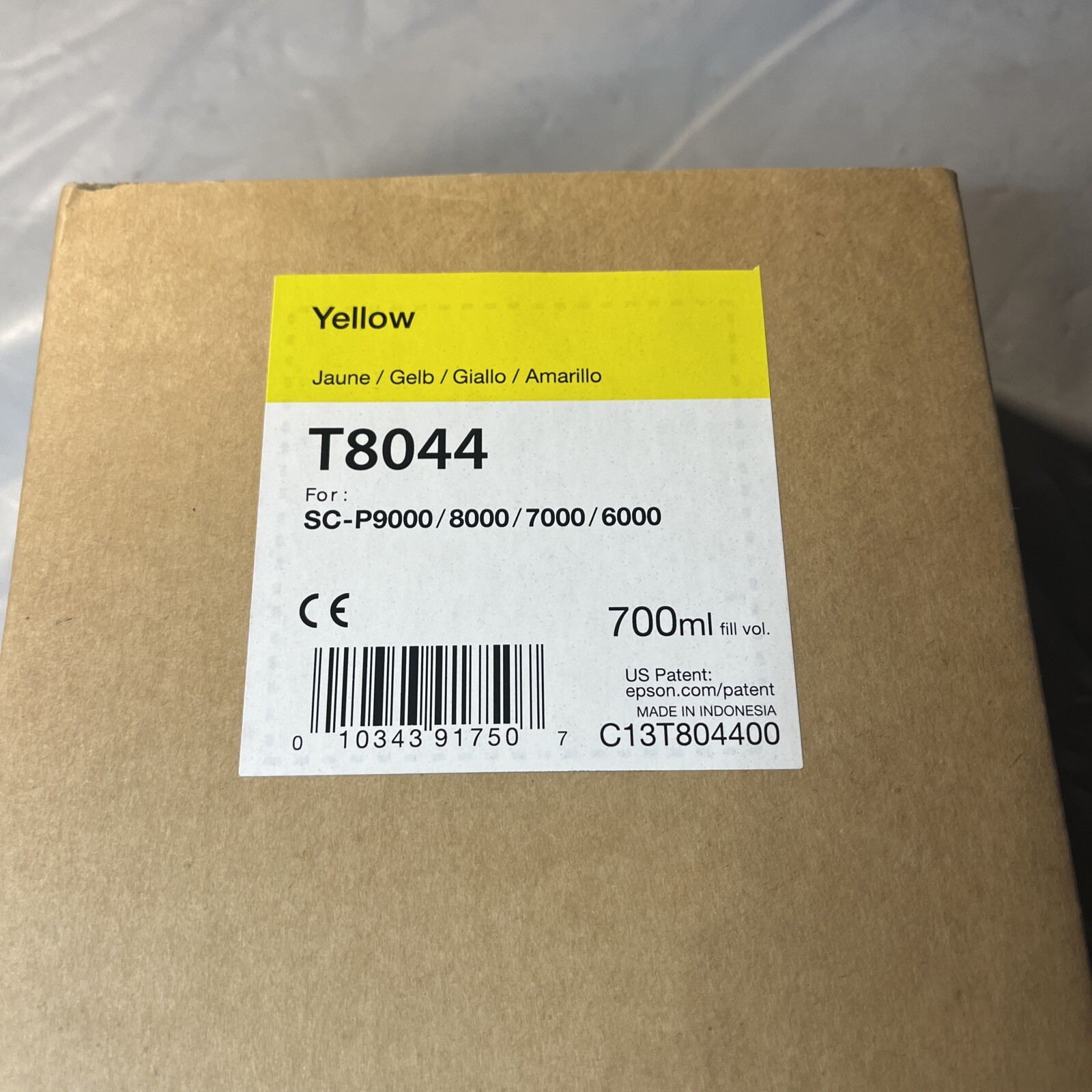  Epson UltraChrome  Yellow T8044 Ink (700 ML) SC-P9000/8000/7000/6000