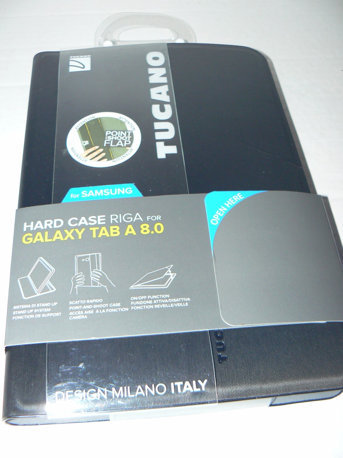 Tucano Riga Hard Case for Samsung Galaxy Tab A 8" (Black)