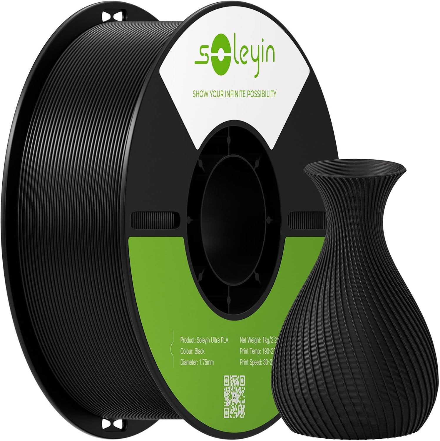 [2026 Upgrade]Creality Soleyin Ultra/Matte PLA High Speed 3D Filament 1.75mm/1KG