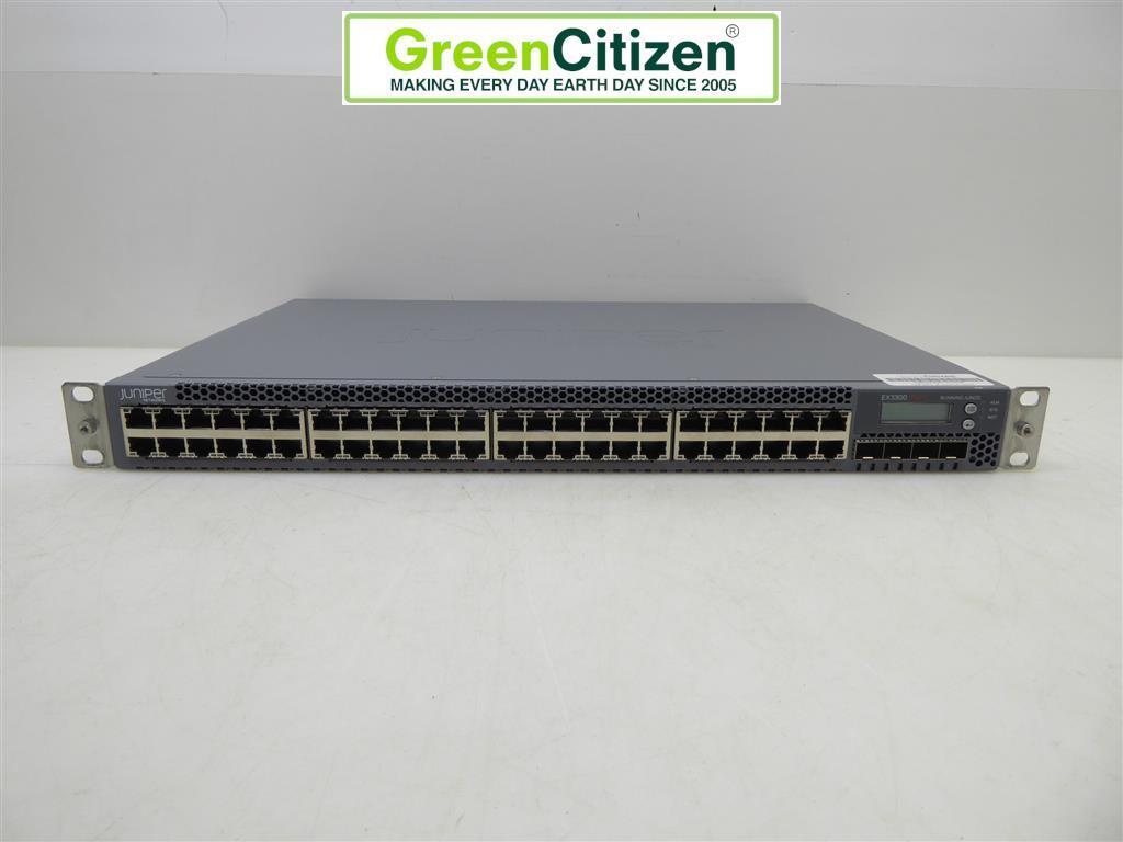 Juniper Networks EX3300-48P 48-Port PoE+ Gigabit Ethernet Switch 4x SFP+