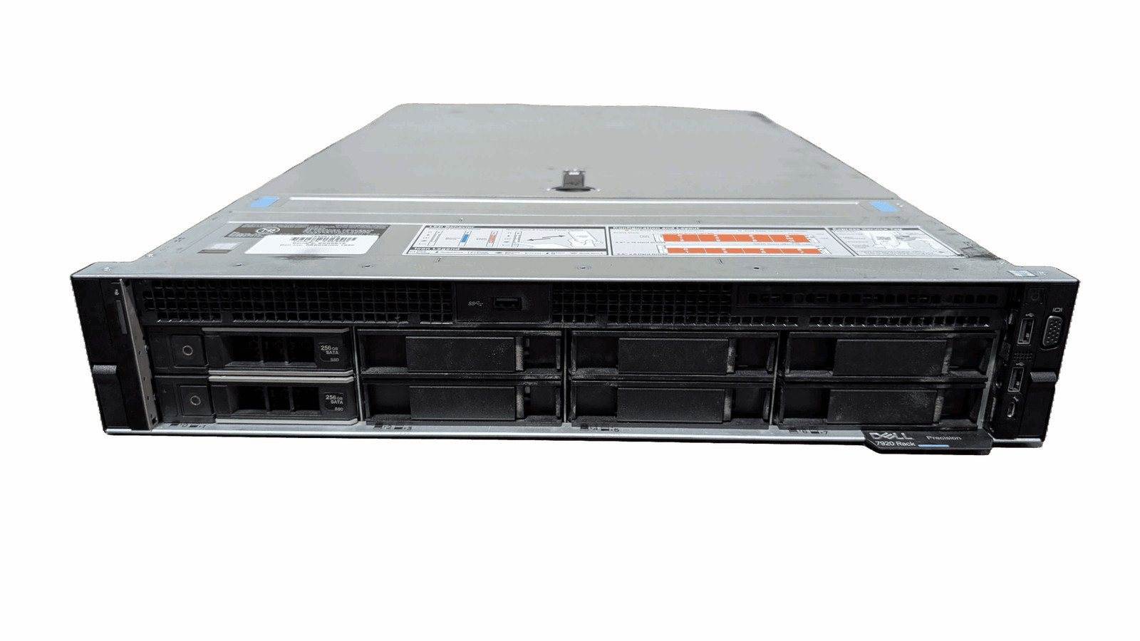 Dell Precision R7920 2x Silver 5118 2.2GHz 24-Cores  256GB  8x Trays  2x 1600w