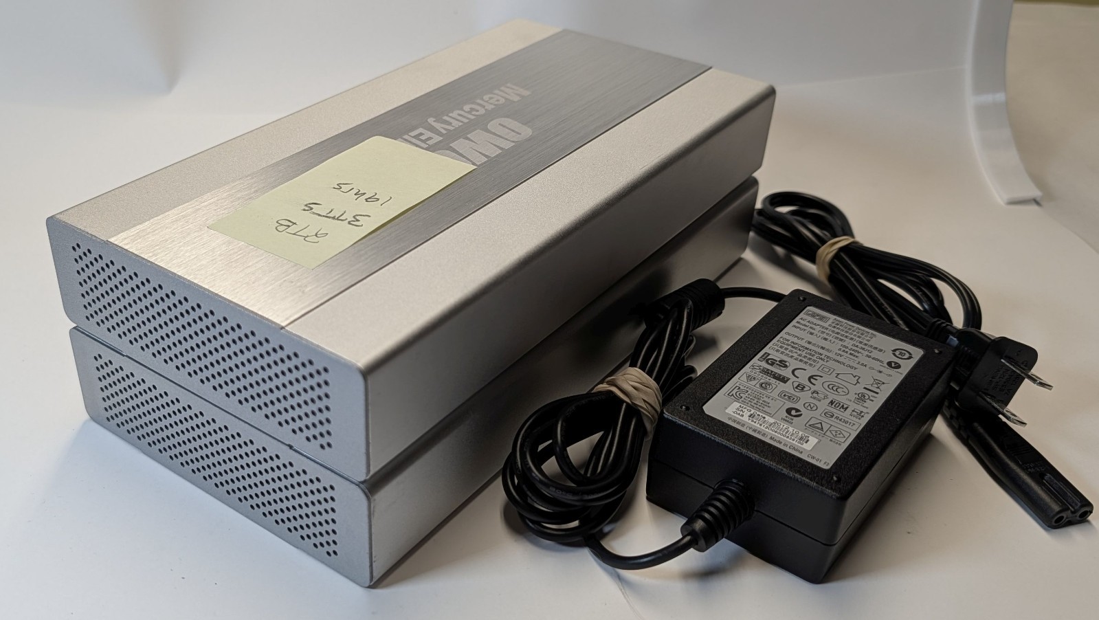(2) Used OWC Mercury Elite Pro USB3/Firewire 2TB External Hard Drives